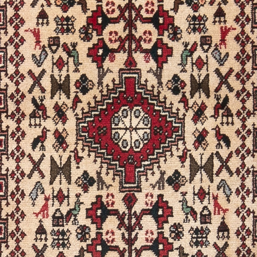 Perserteppich - Nomadic - 150 x 60 cm - creme
