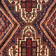 Perserteppich - Nomadic - 150 x 108 cm - bordeauxrot