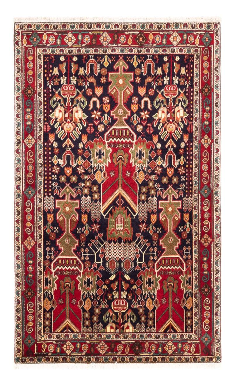 Perserteppich - Nomadic - 155 x 100 cm - bordeauxrot