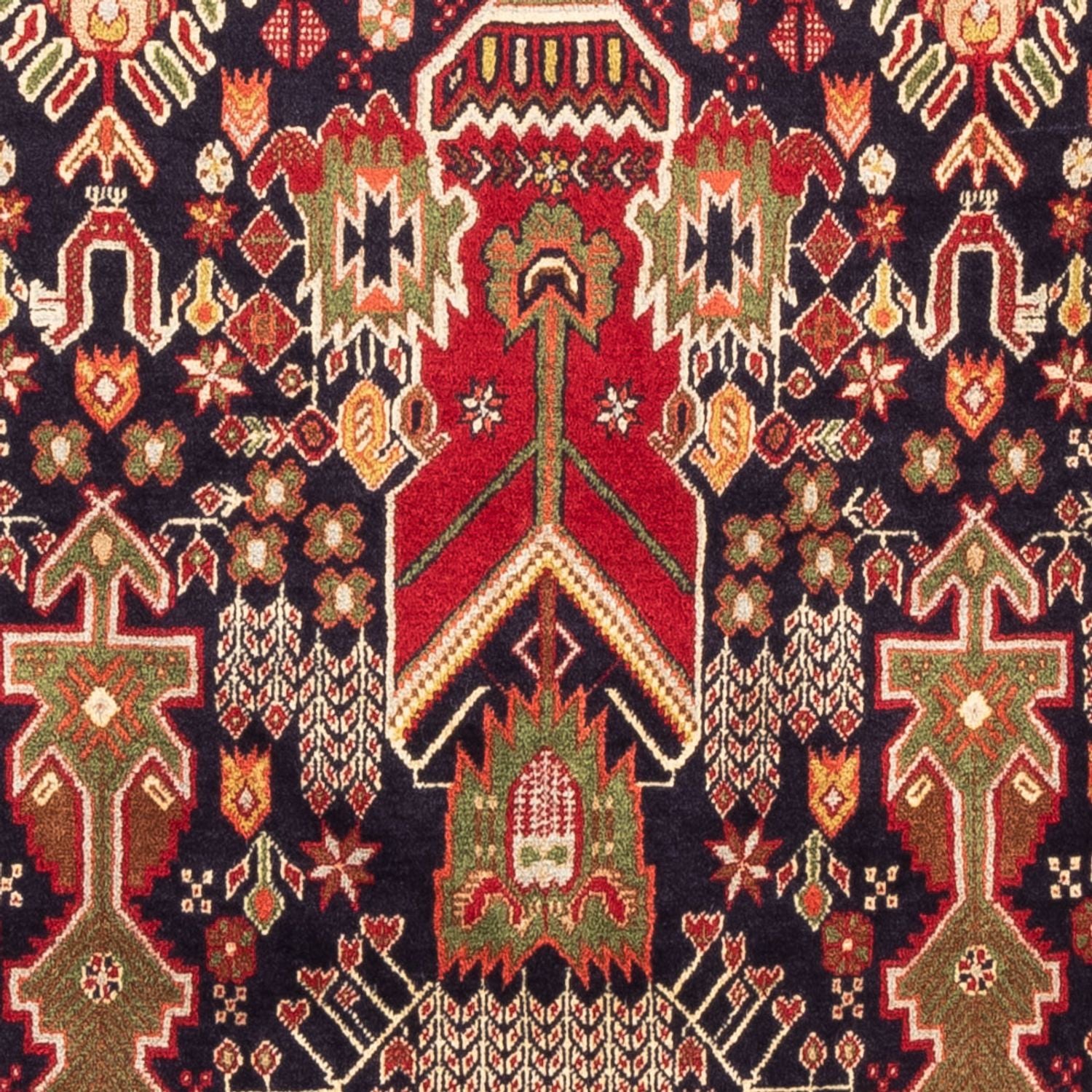 Perserteppich - Nomadic - 155 x 100 cm - bordeauxrot