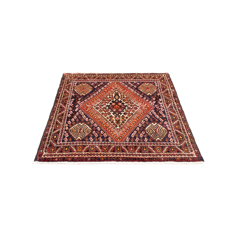 Perserteppich - Nomadic - 127 x 98 cm - bordeauxrot