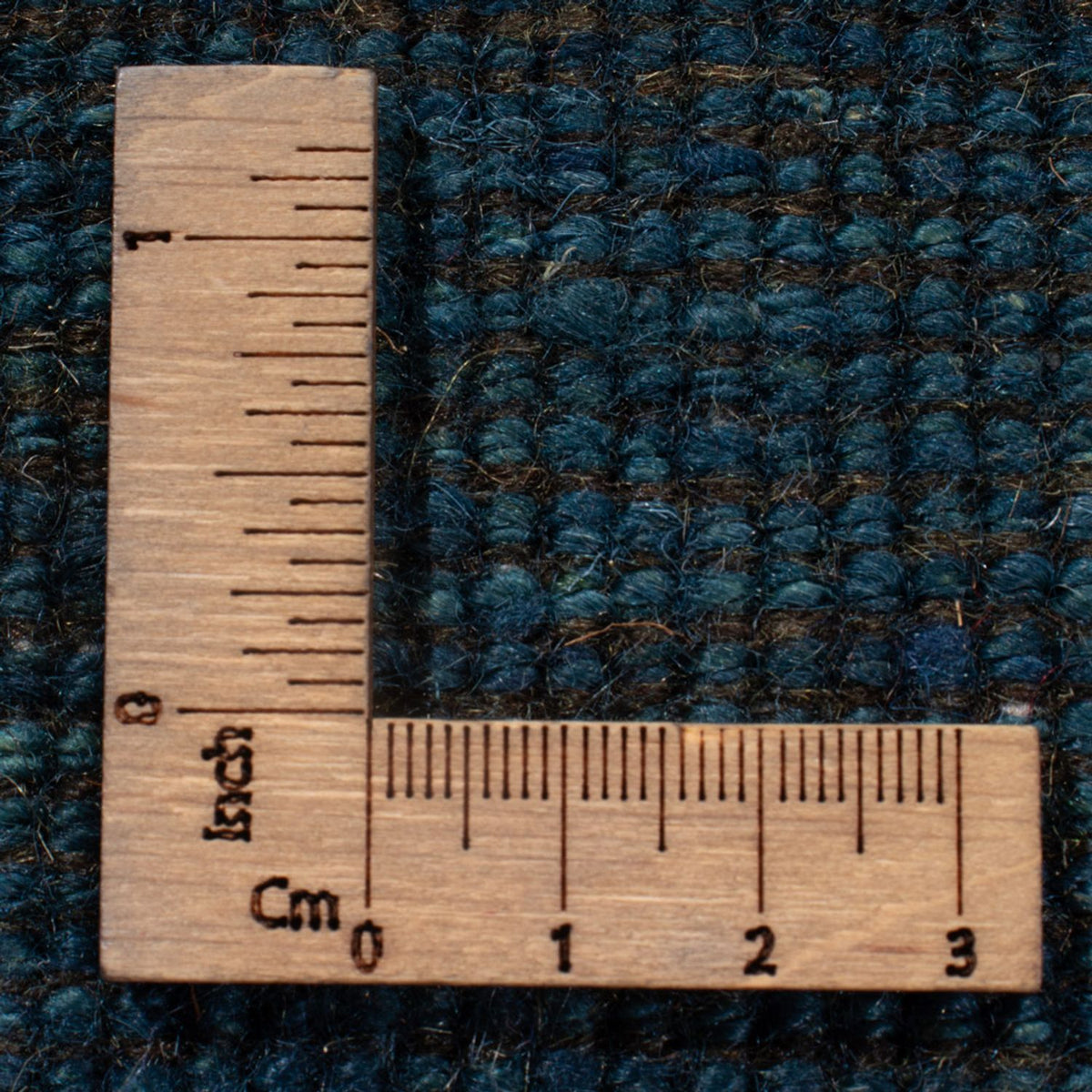 Gabbeh Teppich - Perser - 139 x 100 cm - petrolblau