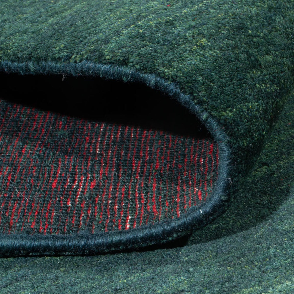 Gabbeh Teppich - Perser - 178 x 115 cm - dunkelgrün