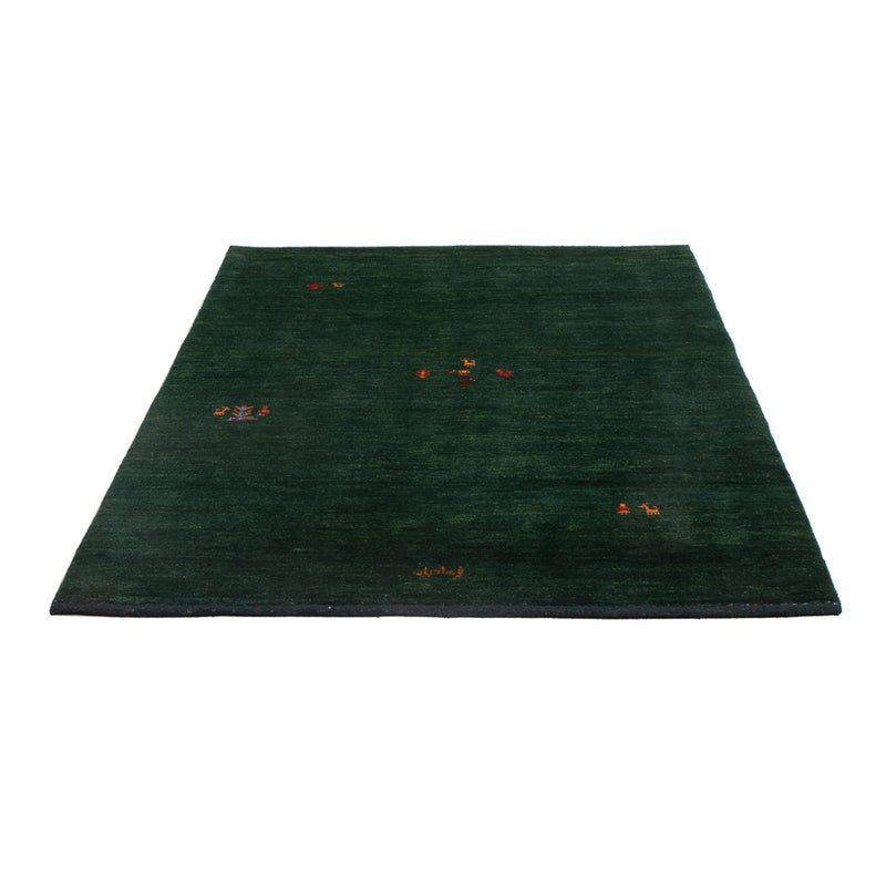 Gabbeh Teppich - Perser - 175 x 122 cm - dunkelgrün