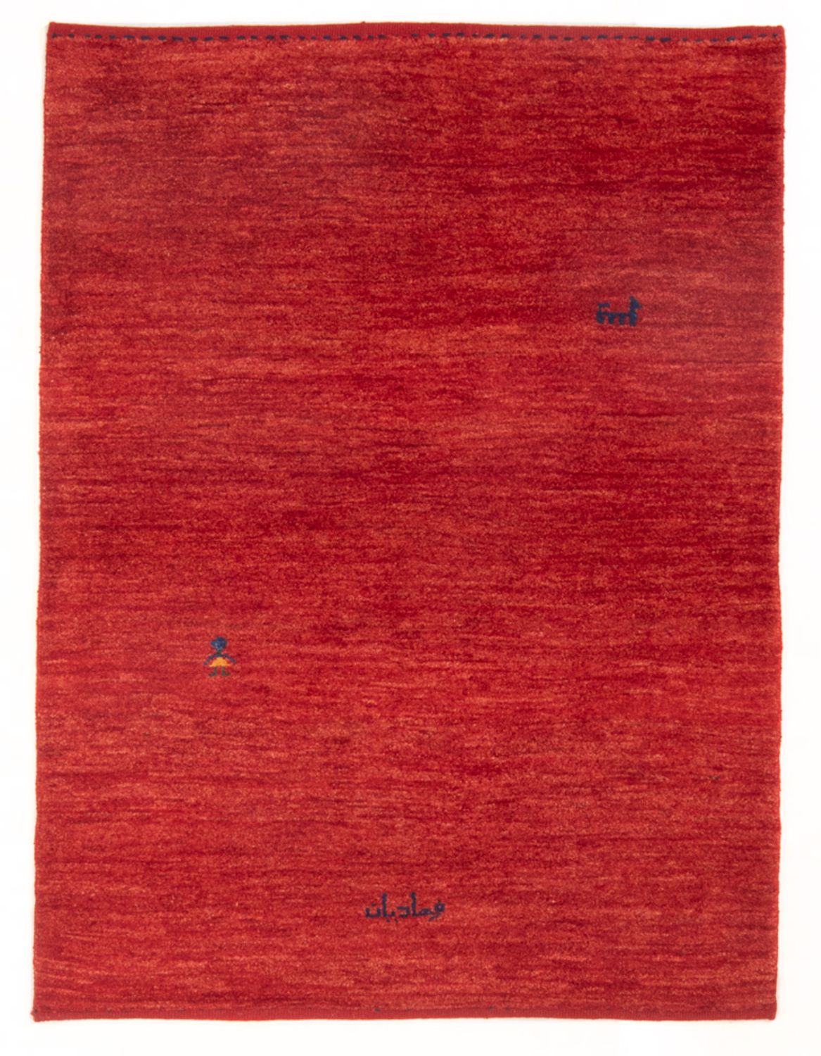 Gabbeh Teppich - Perser - 145 x 100 cm - rot
