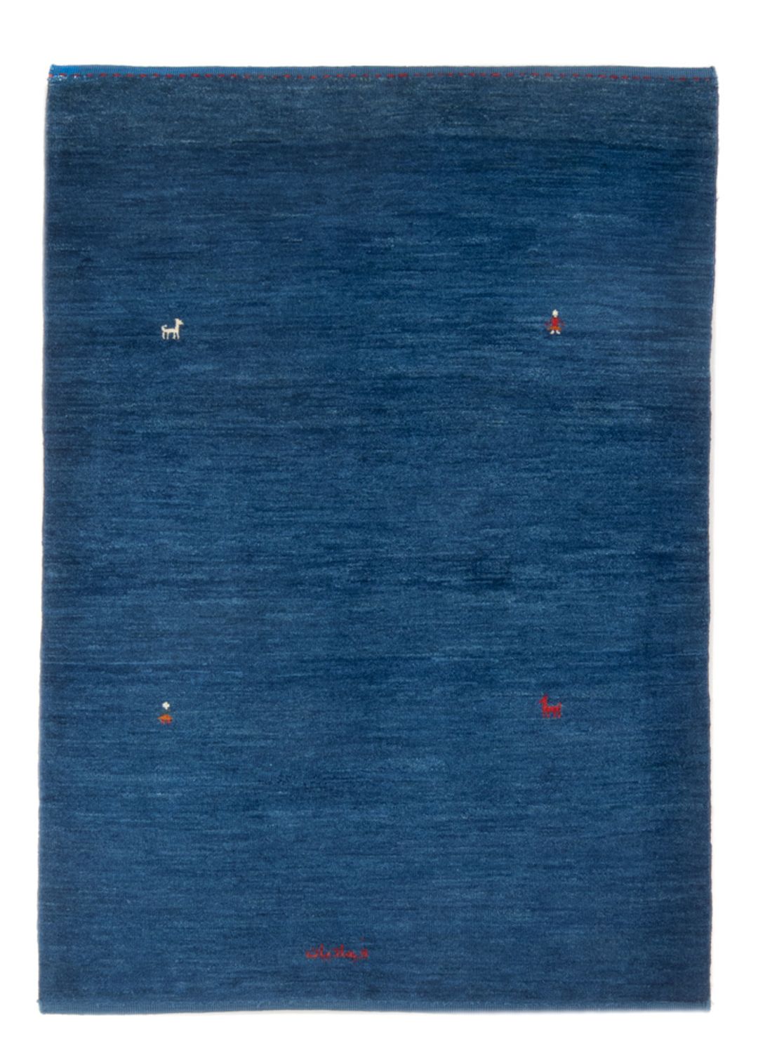 Gabbeh Teppich - Perser - 160 x 107 cm - dunkelblau