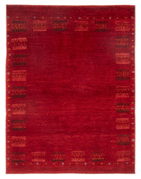 Gabbeh Teppich - Perser - 144 x 104 cm - dunkelrot