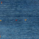 Gabbeh Teppich - Perser - 144 x 96 cm - seeblau