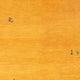 Gabbeh Teppich - Perser - 147 x 100 cm - gold
