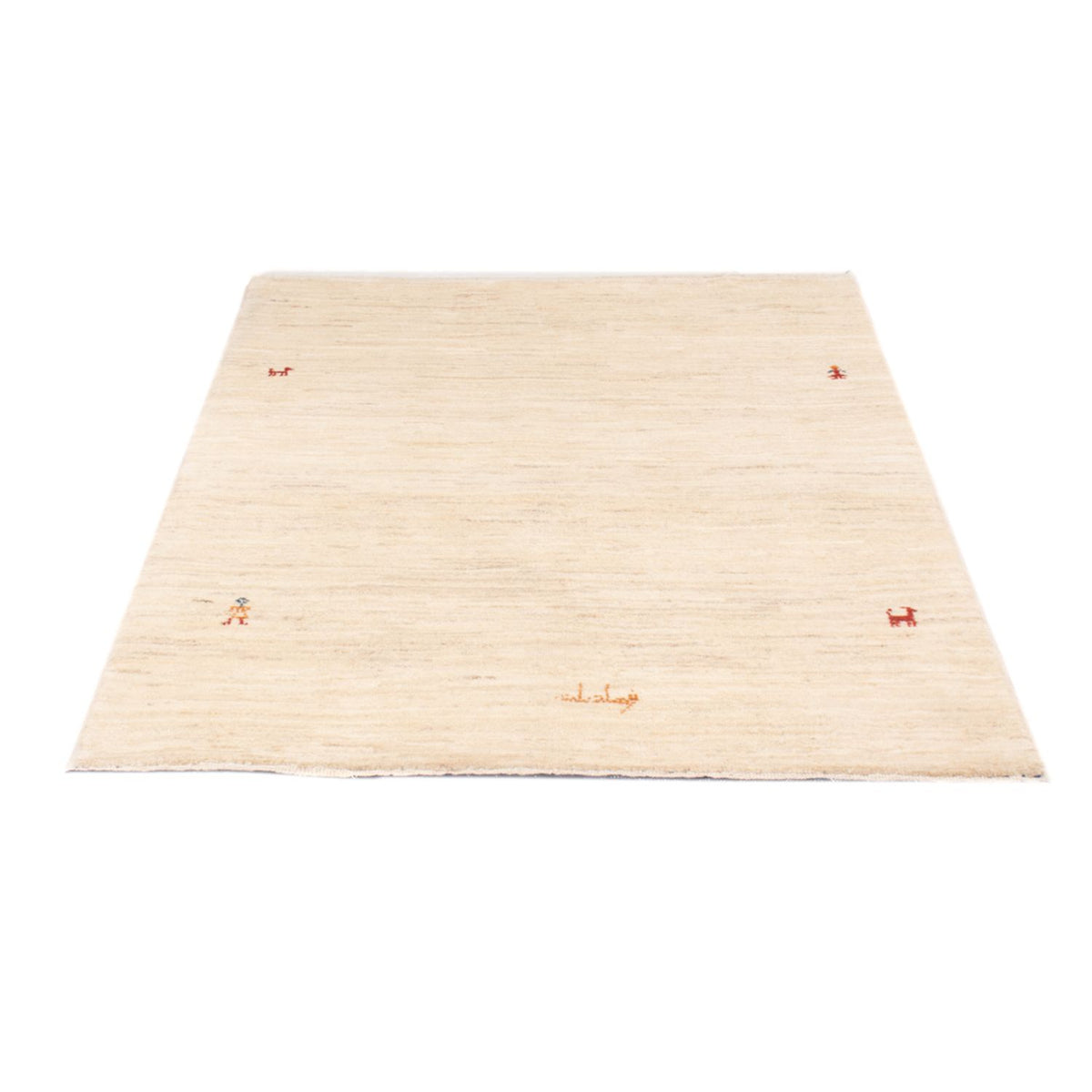 Gabbeh Teppich - Perser - 148 x 100 cm - hellbeige