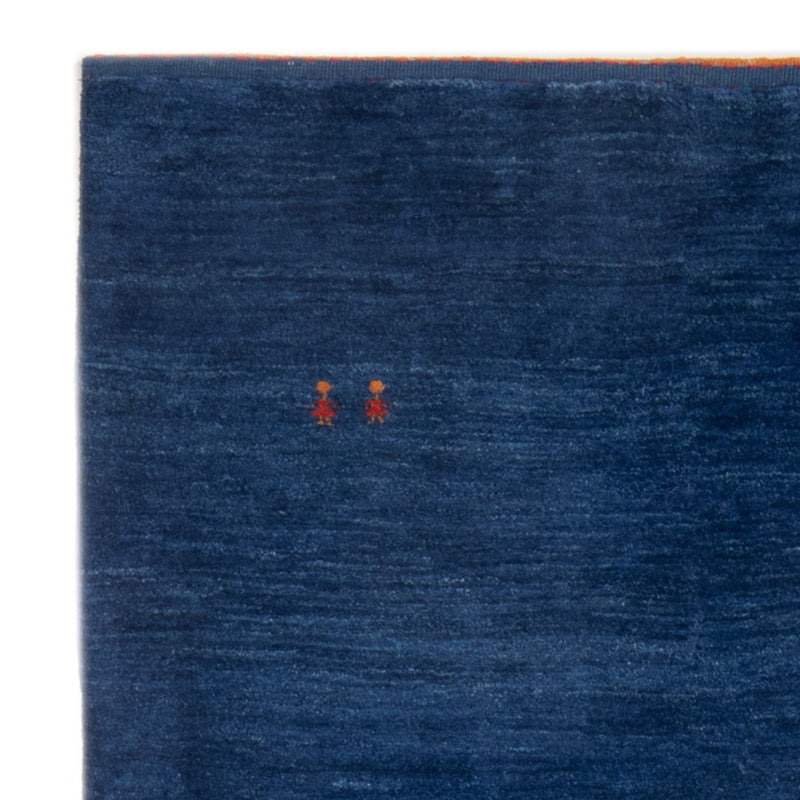 Gabbeh Teppich - Perser - 158 x 107 cm - dunkelblau