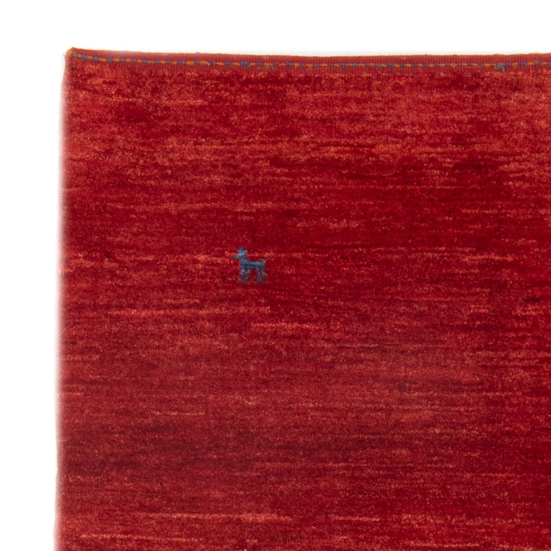 Gabbeh Teppich - Perser - 147 x 101 cm - dunkelrot