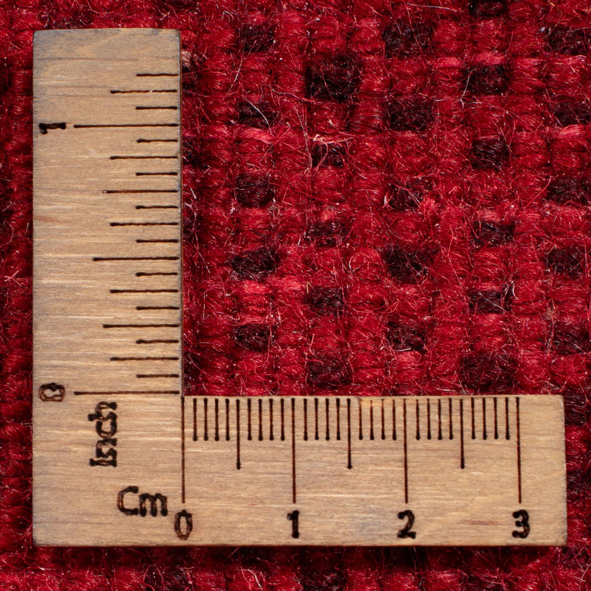 Gabbeh Teppich - Perser - 177 x 128 cm - dunkelrot