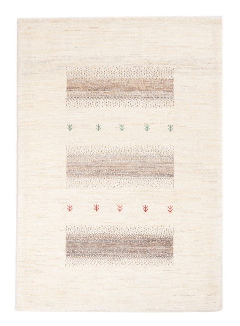 Gabbeh Teppich - Perser - 147 x 100 cm - hellbeige