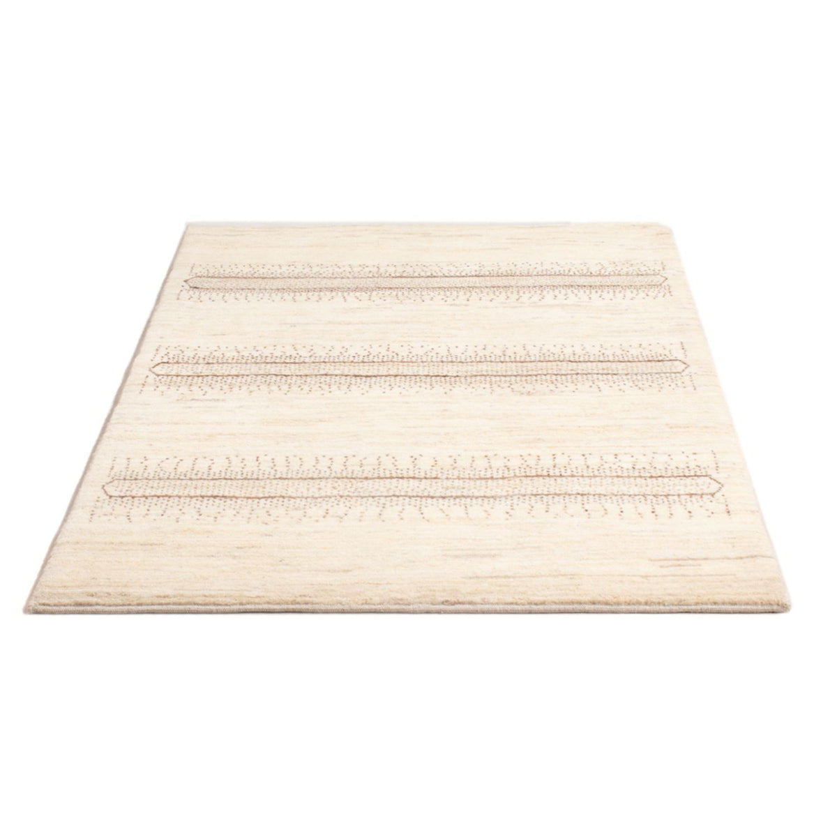 Gabbeh Teppich - Perser - 145 x 96 cm - hellbeige