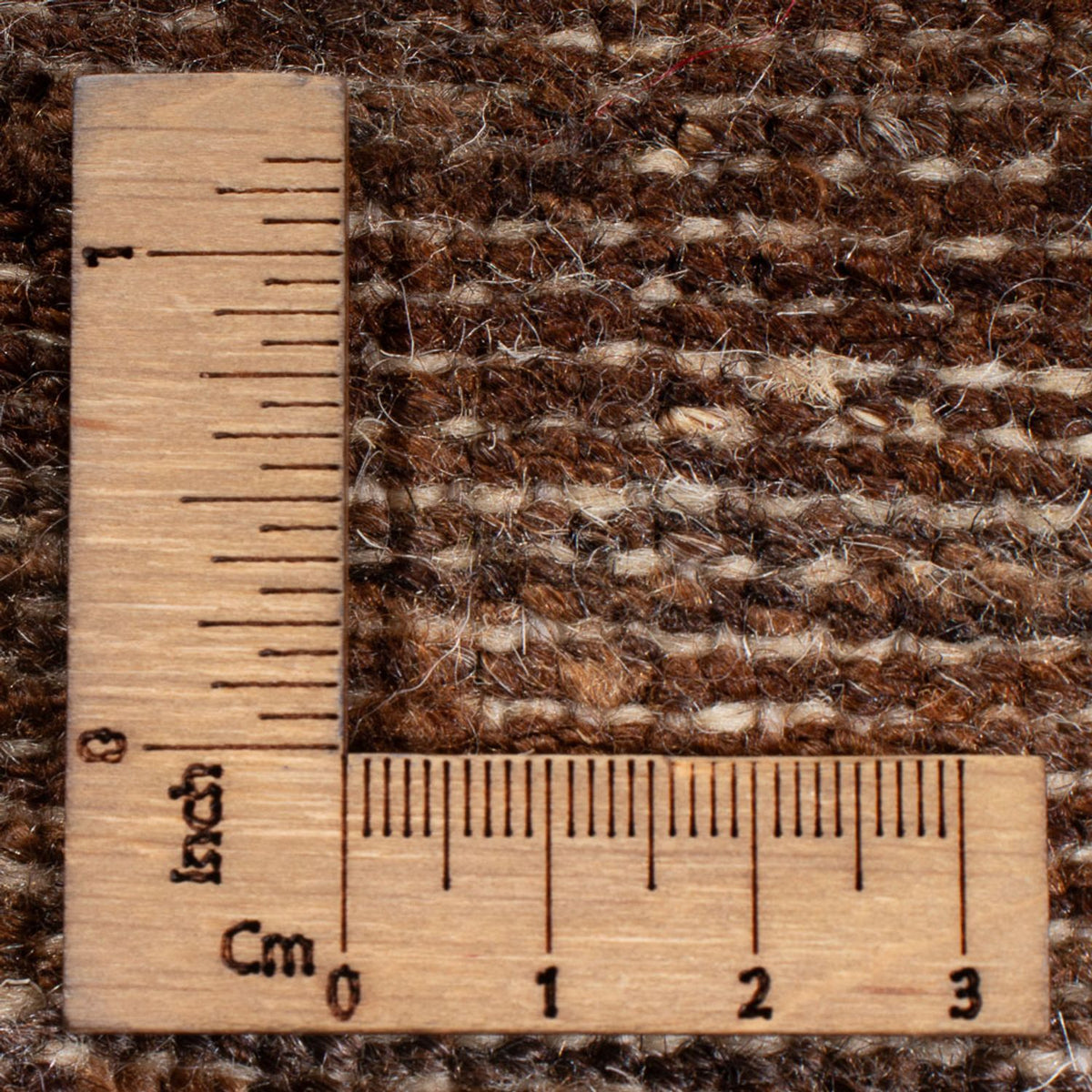 Gabbeh Teppich - Perser - 248 x 215 cm - dunkelbraun