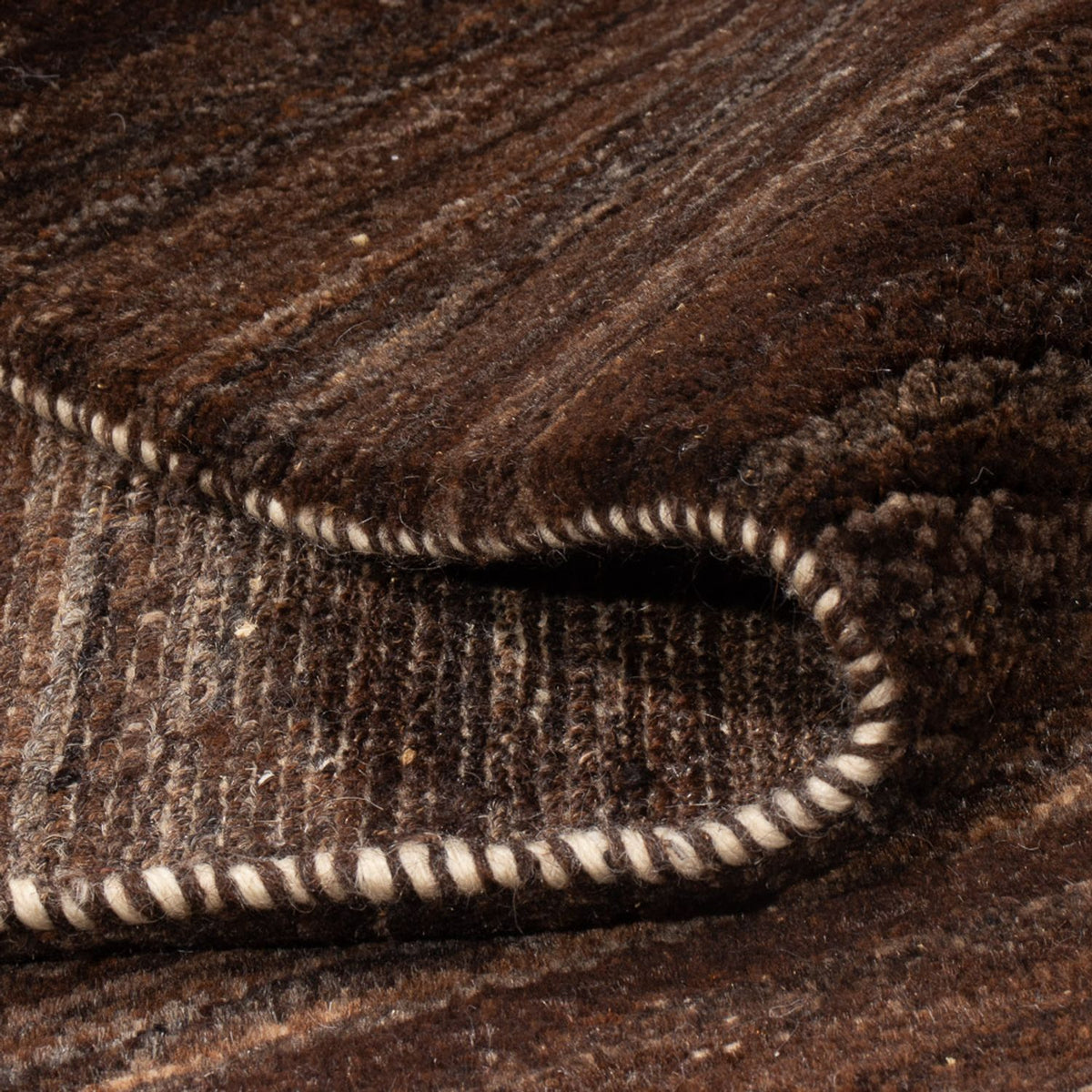 Gabbeh Teppich - Perser - 230 x 168 cm - dunkelcamel