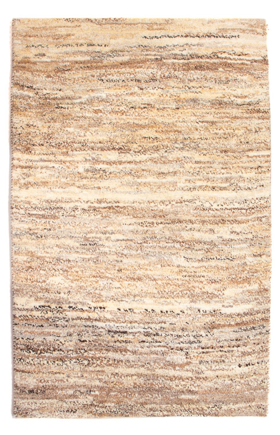 Gabbeh Teppich - Perser - 92 x 62 cm - hellbeige