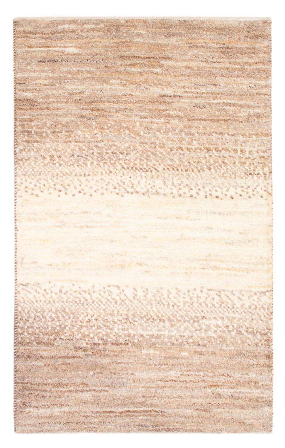 Gabbeh Teppich - Perser - 93 x 58 cm - hellbeige