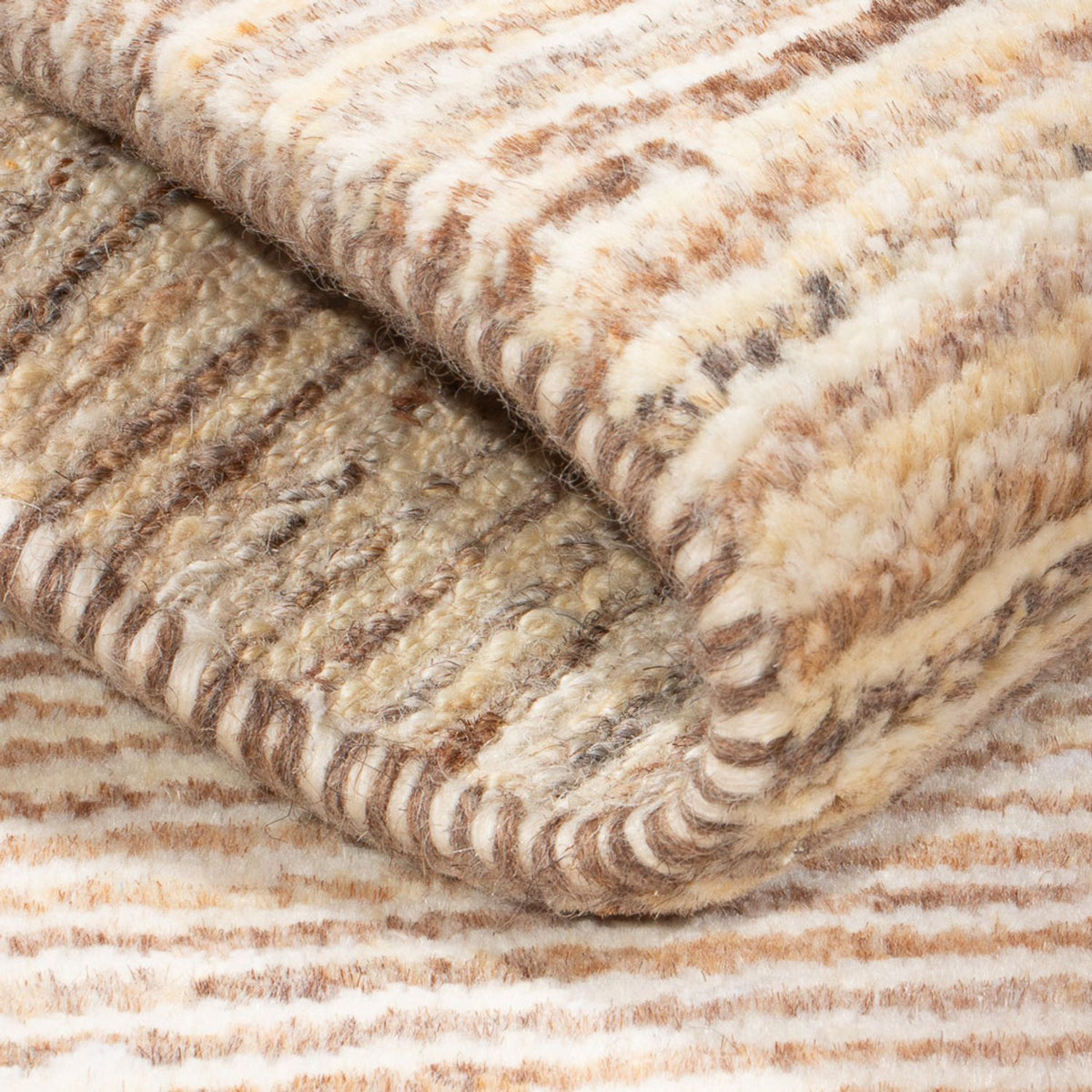 Gabbeh Teppich - Perser - 93 x 58 cm - hellbeige