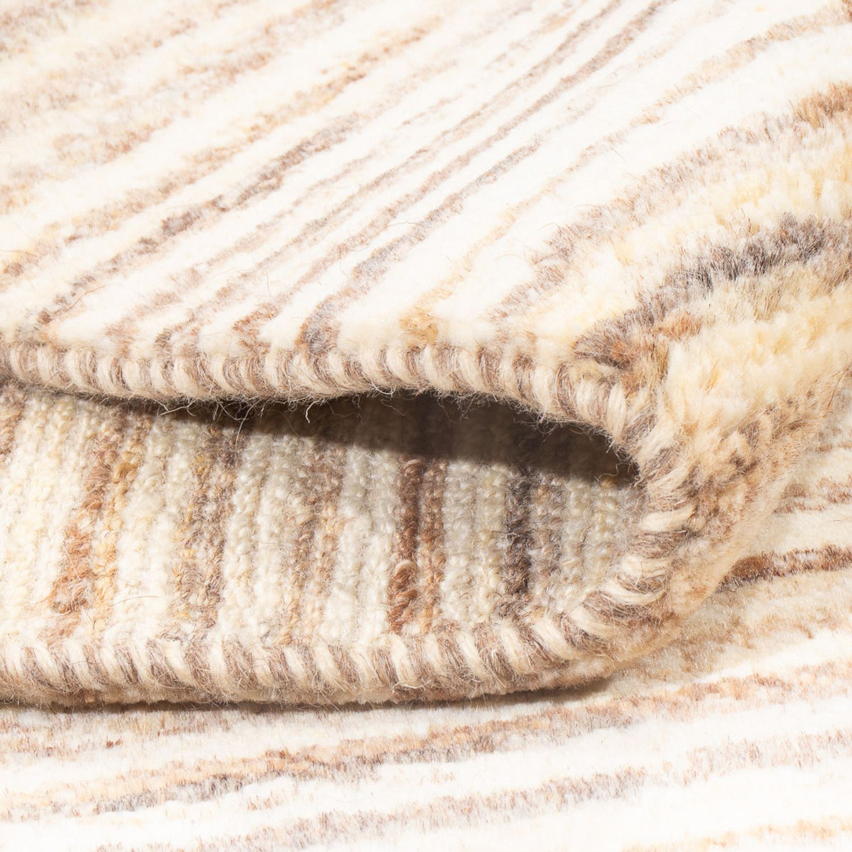 Gabbeh Teppich - Perser - 144 x 98 cm - dunkelbeige