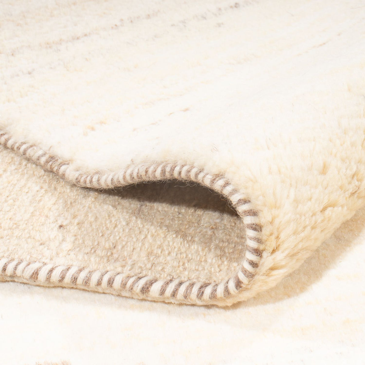 Gabbeh Teppich - Perser - 190 x 145 cm - weiß