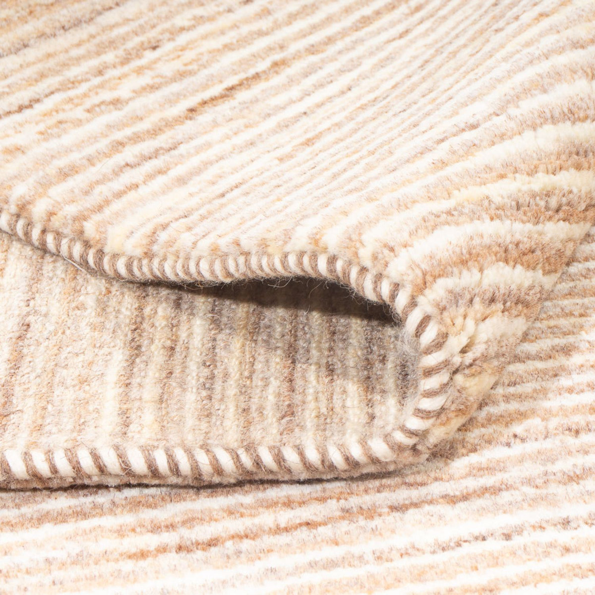 Gabbeh Teppich - Perser - 204 x 152 cm - dunkelbeige