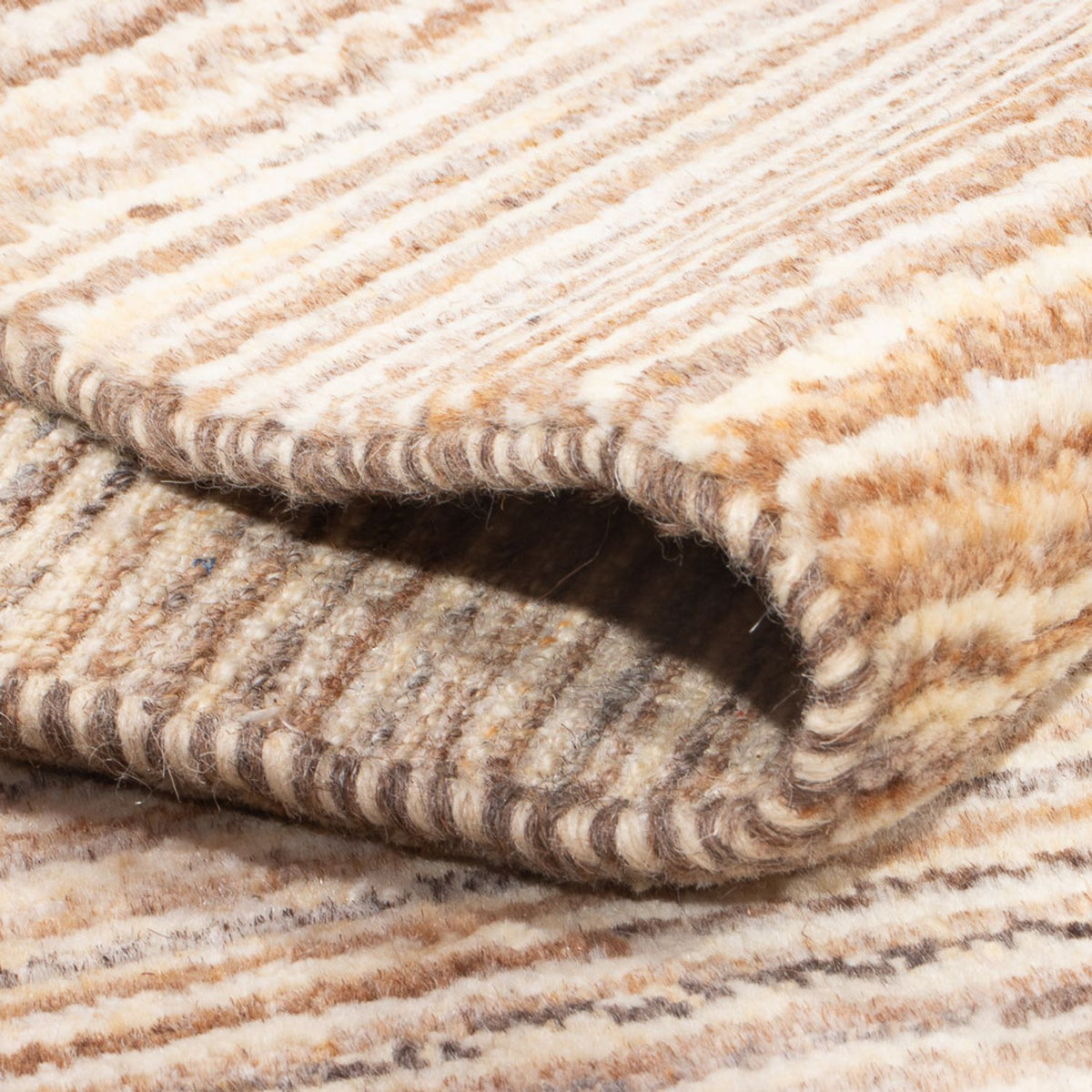 Gabbeh Teppich - Perser - 92 x 60 cm - hellbeige