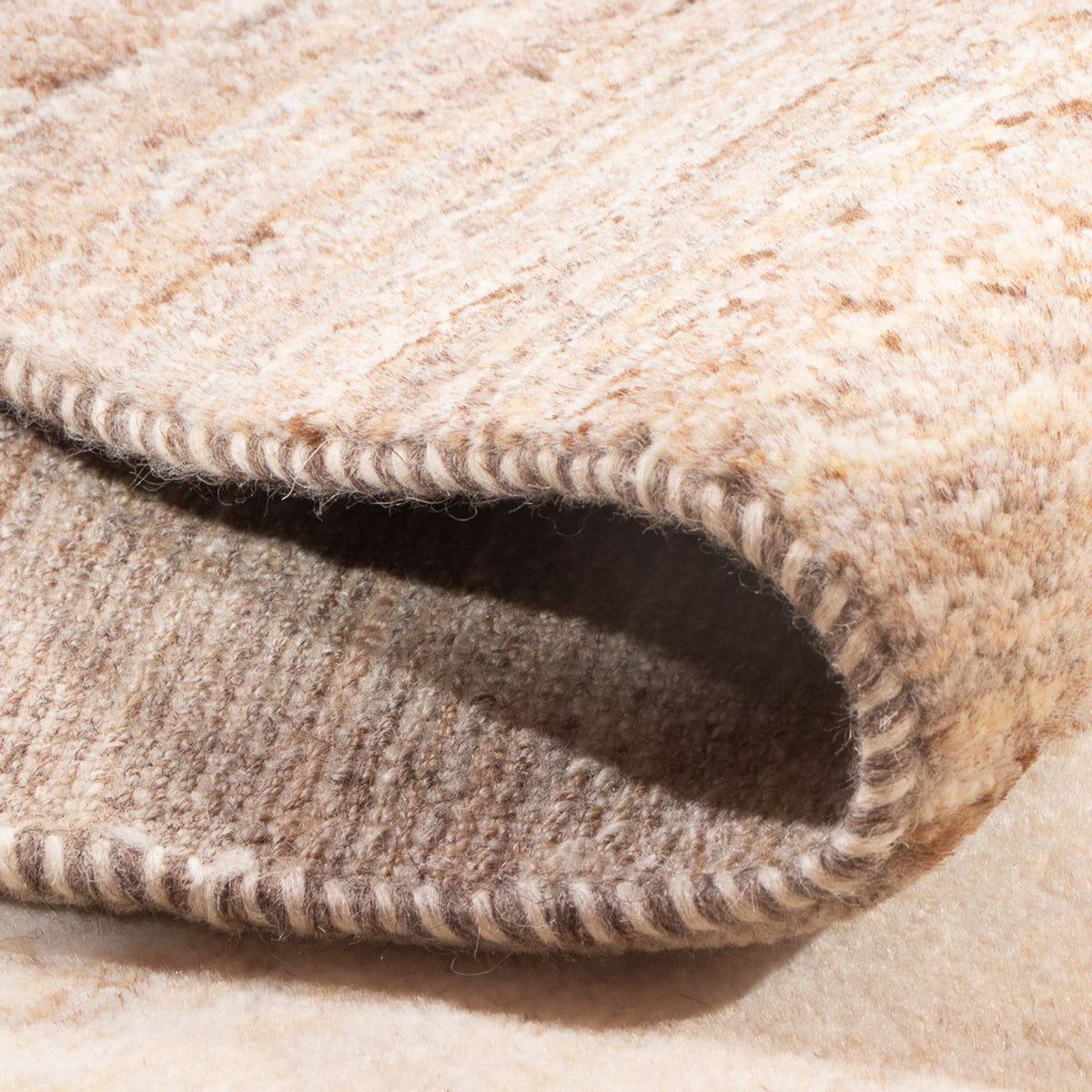 Gabbeh Teppich - Perser - 97 x 59 cm - hellbeige