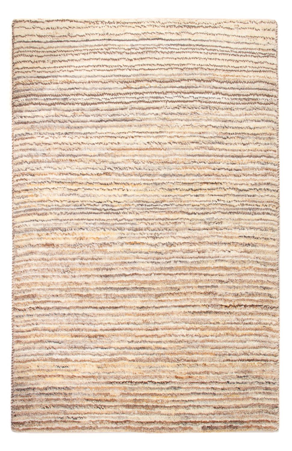 Gabbeh Teppich - Perser - 93 x 62 cm - hellbeige