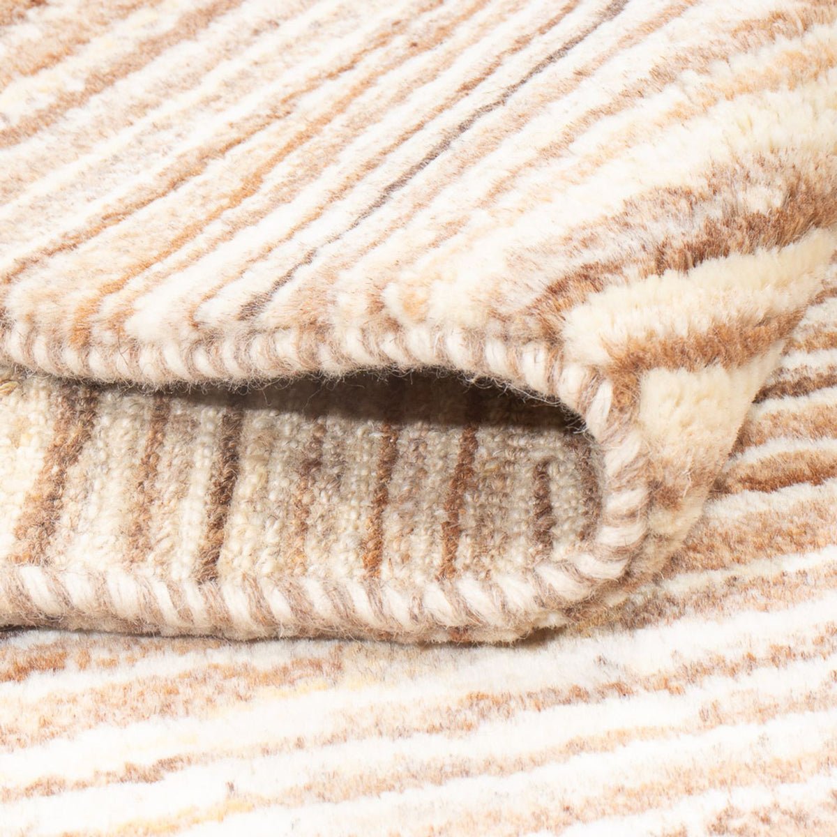 Gabbeh Teppich - Perser - 147 x 103 cm - dunkelbeige