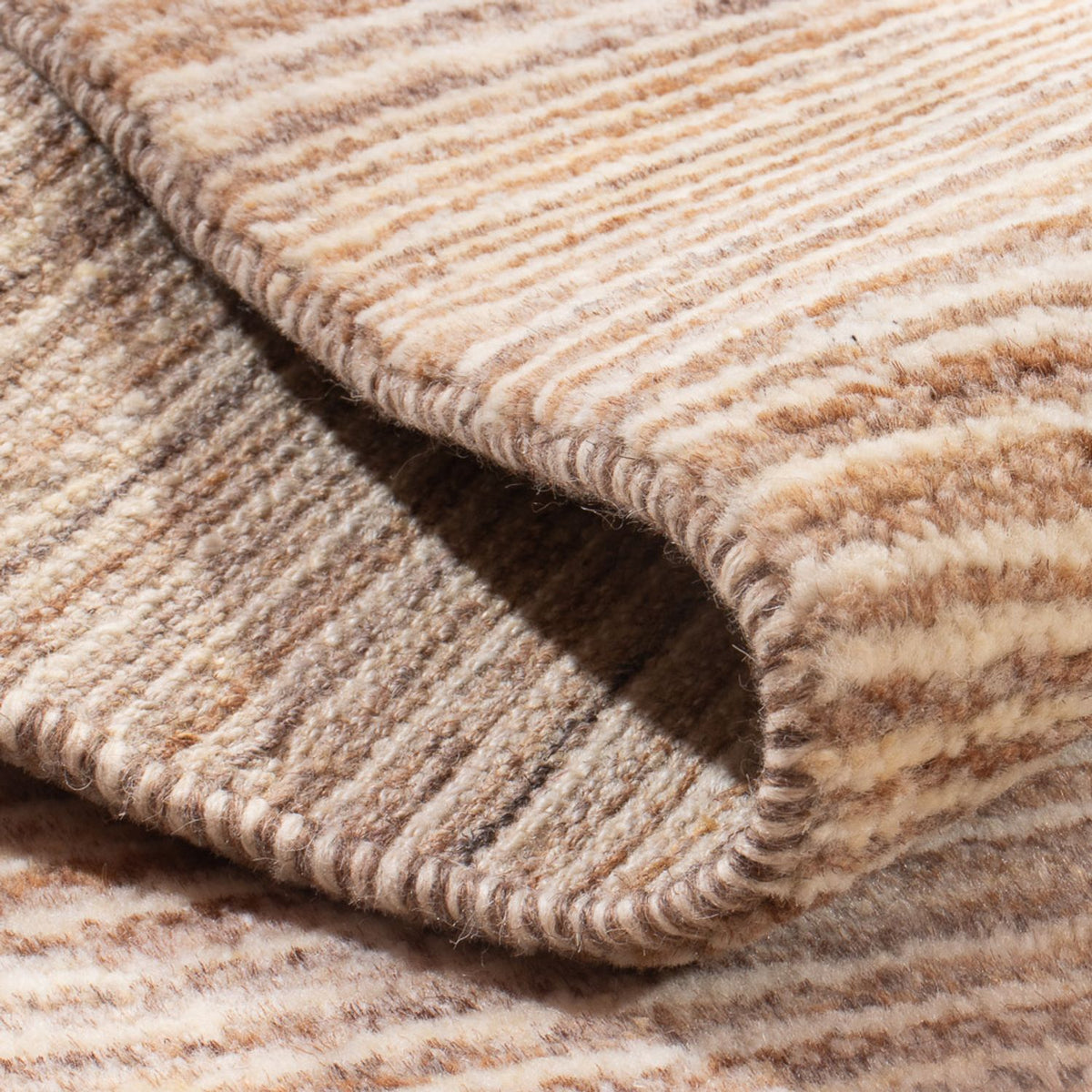 Gabbeh Teppich - Perser - 90 x 61 cm - dunkelbeige