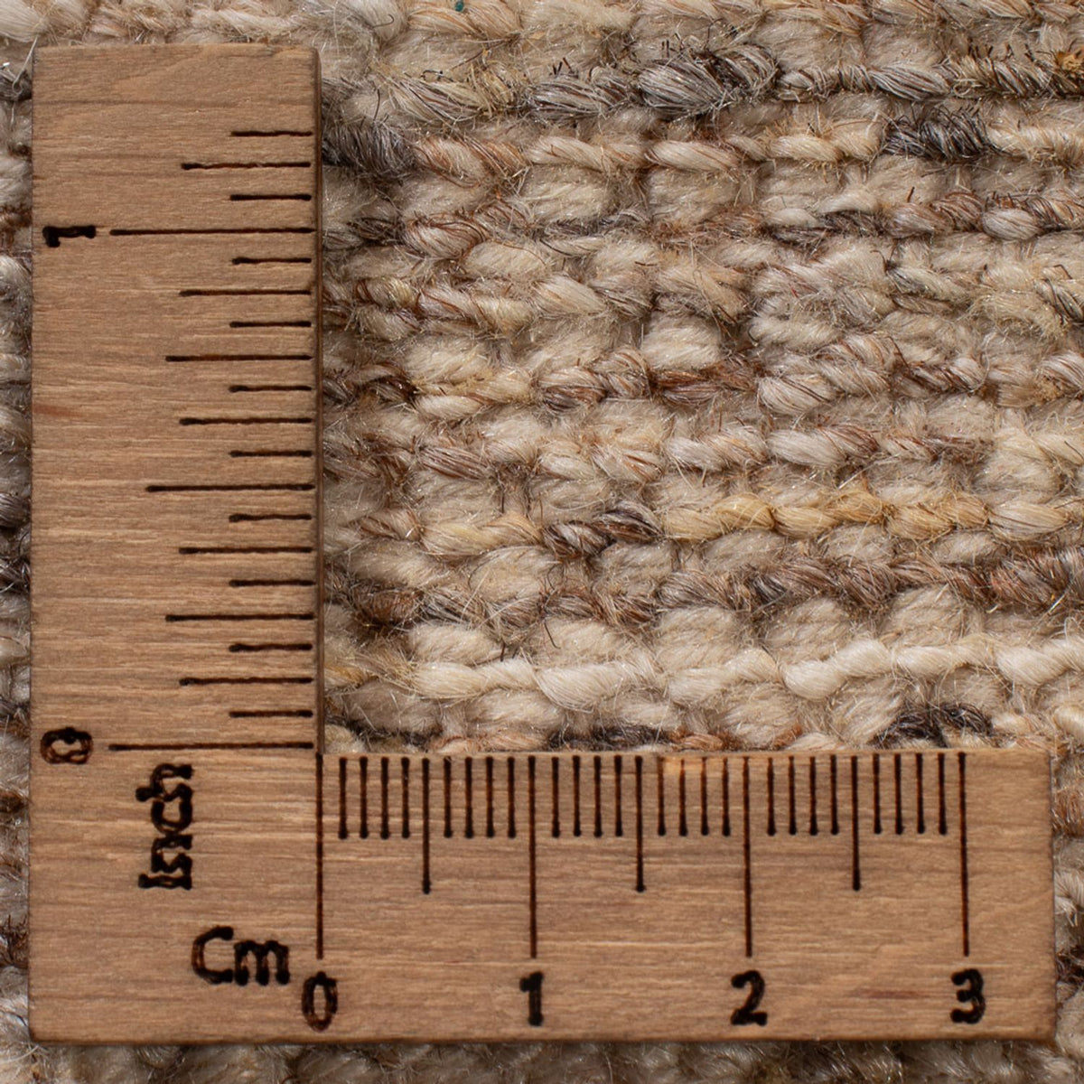 Gabbeh Teppich - Perser - 89 x 60 cm - dunkelbeige