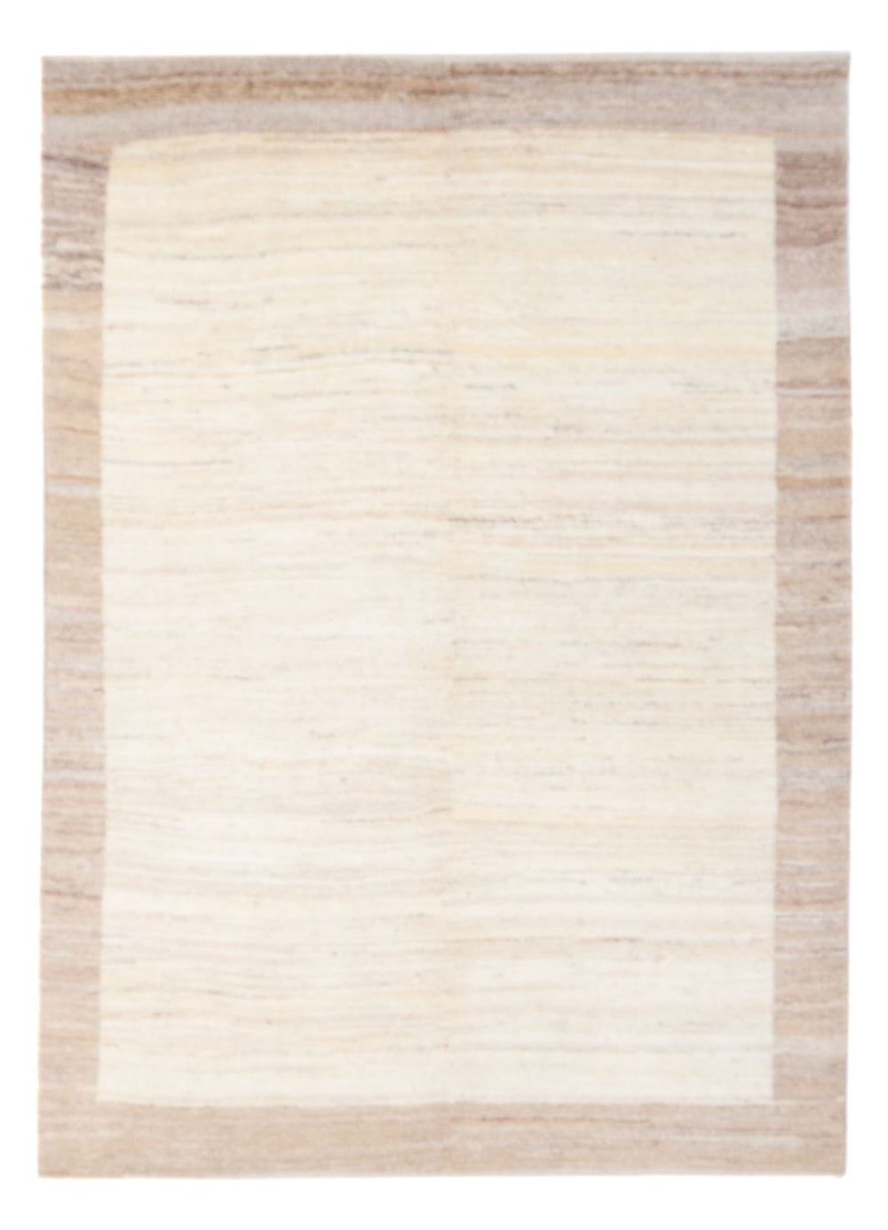 Gabbeh Teppich - Perser - 191 x 145 cm - hellbeige
