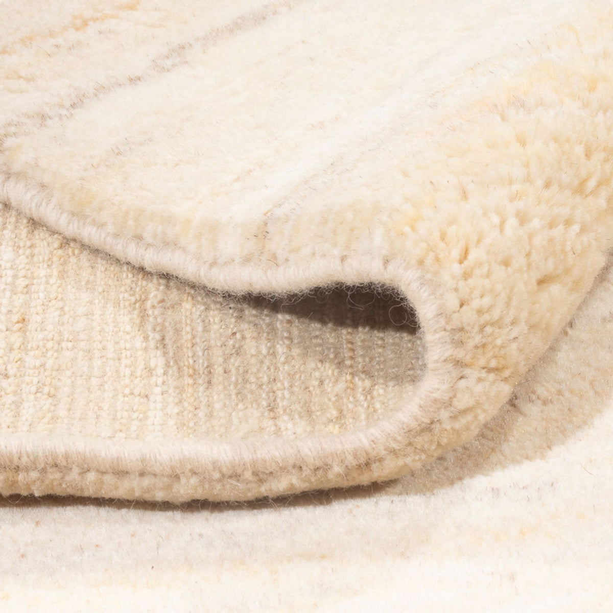 Gabbeh Teppich - Perser - 212 x 160 cm - hellbeige