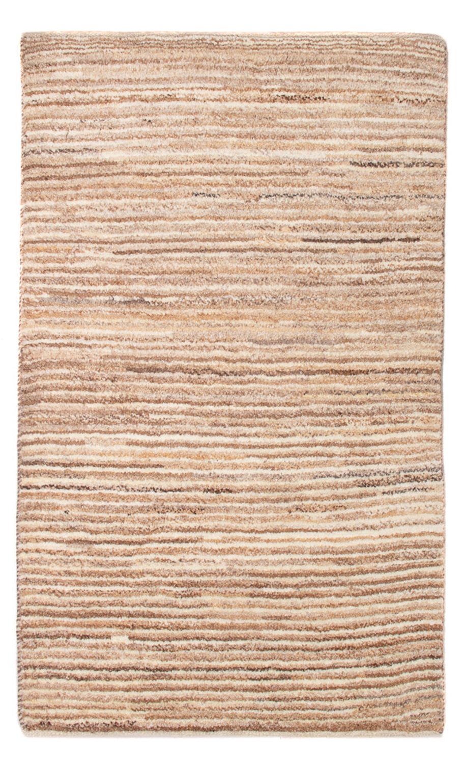 Gabbeh Teppich - Perser - 94 x 60 cm - dunkelbeige