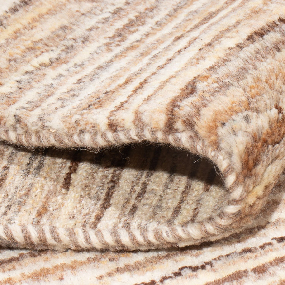 Gabbeh Teppich - Perser - 96 x 59 cm - dunkelbeige