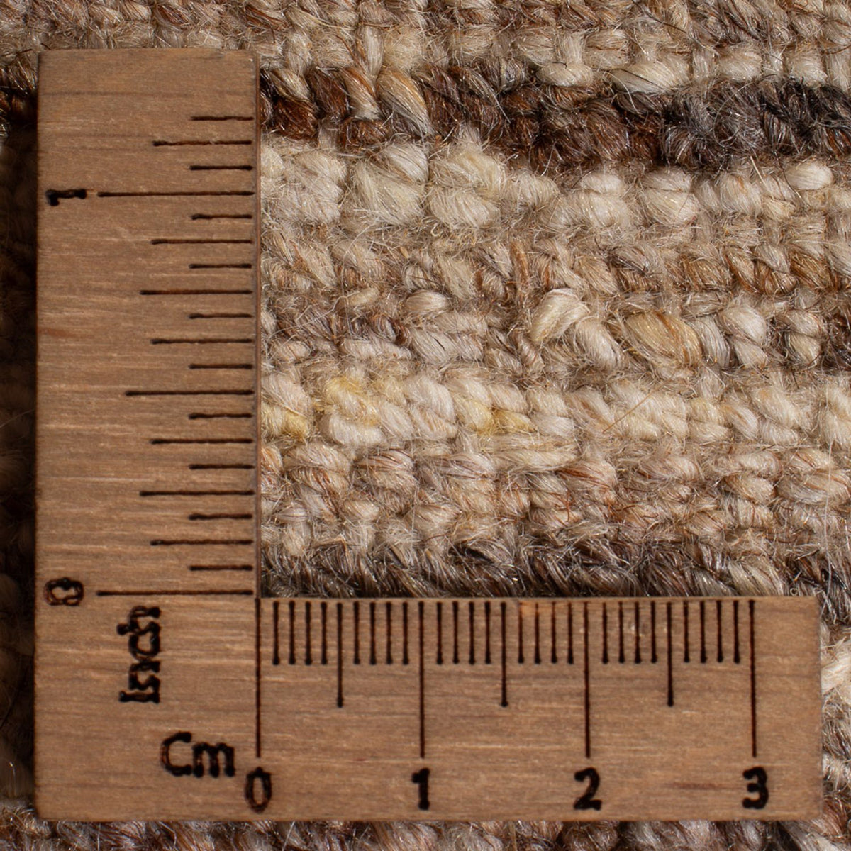 Gabbeh Teppich - Perser - 145 x 110 cm - dunkelbeige