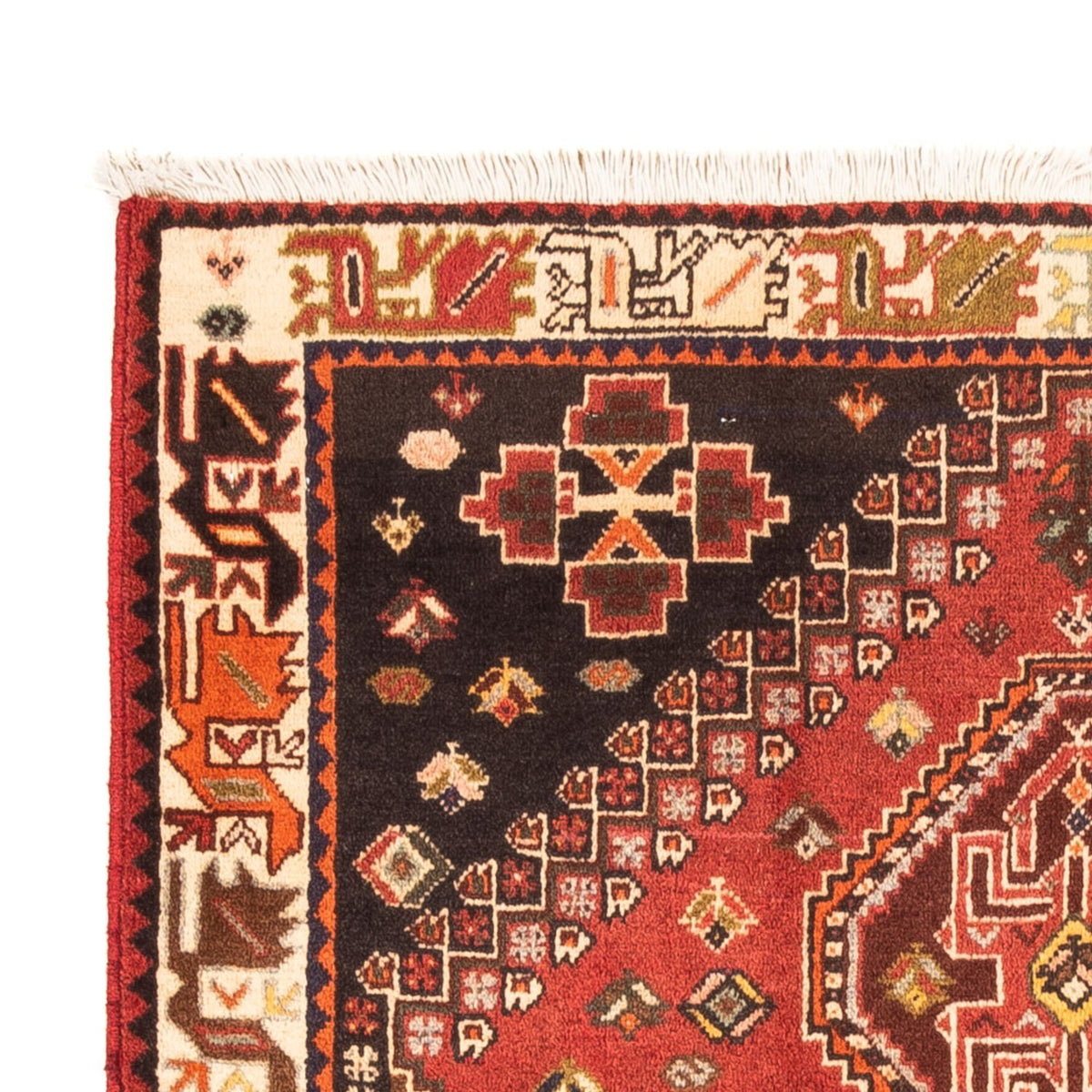 Perserteppich - Nomadic - 170 x 112 cm - rot