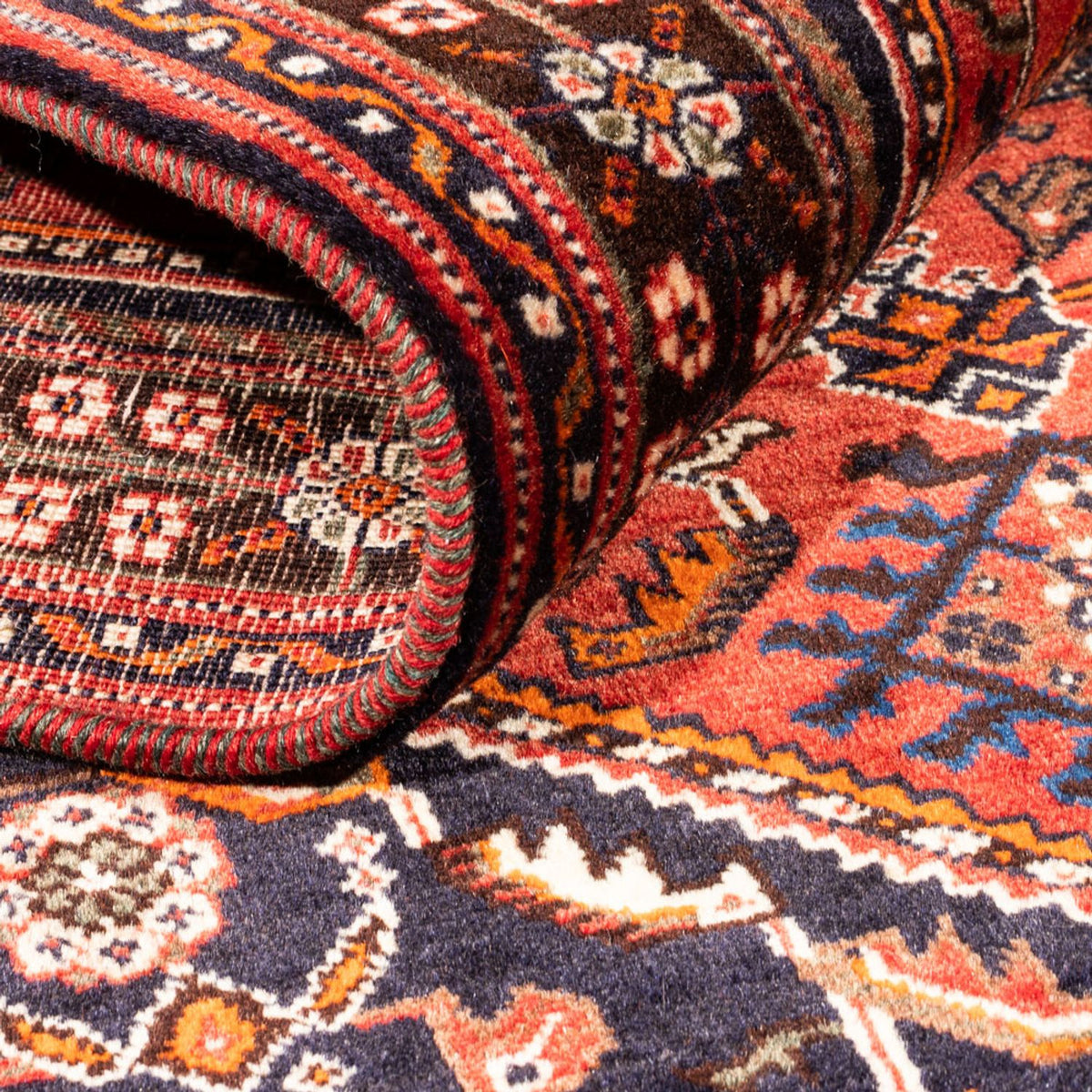 Perserteppich - Nomadic - 158 x 110 cm - rot