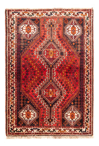 Perserteppich - Nomadic - 156 x 113 cm - rot
