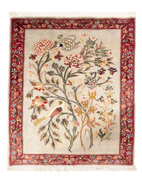 Perserteppich - Ghom - 90 x 70 cm - mehrfarbig