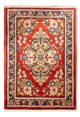 Perserteppich - Ghom - 98 x 68 cm - rot