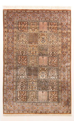 Seidenteppich - Ghom Seide - Premium - 148 x 100 cm - mehrfarbig
