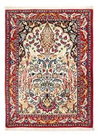 Perserteppich - Isfahan - Premium - 100 x 75 cm - creme