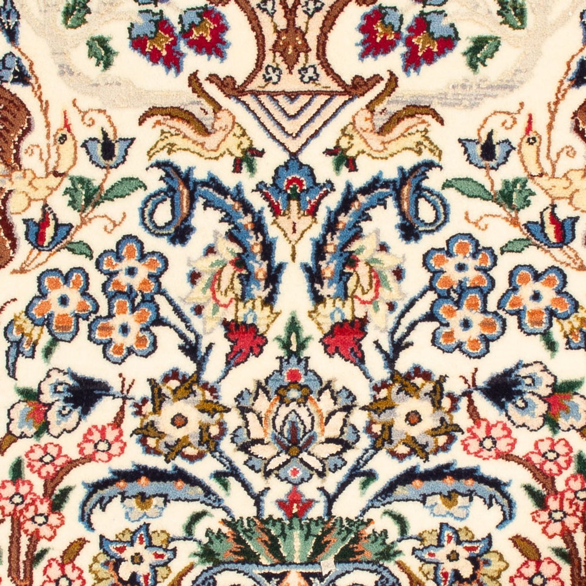 Perserteppich - Isfahan - Premium - 100 x 75 cm - creme