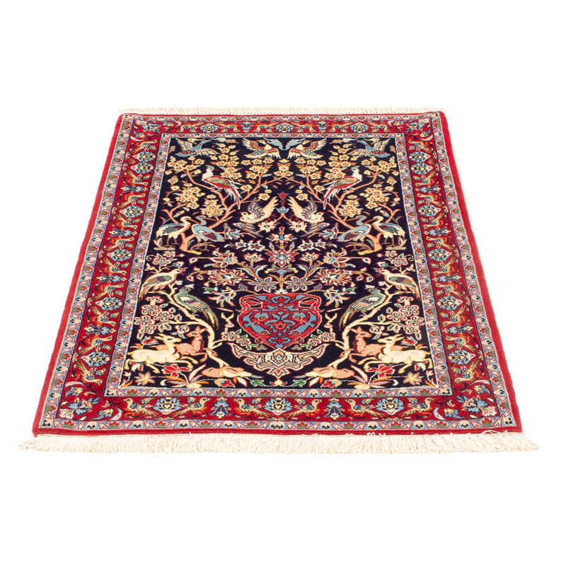 Perserteppich - Isfahan - Premium - 106 x 72 cm - dunkelblau