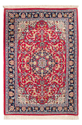Perserteppich - Isfahan - Premium - 110 x 75 cm - rot