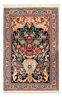 Perserteppich - Isfahan - Premium - 105 x 70 cm - dunkelblau