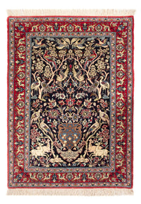 Perserteppich - Isfahan - Premium - 98 x 70 cm - dunkelblau